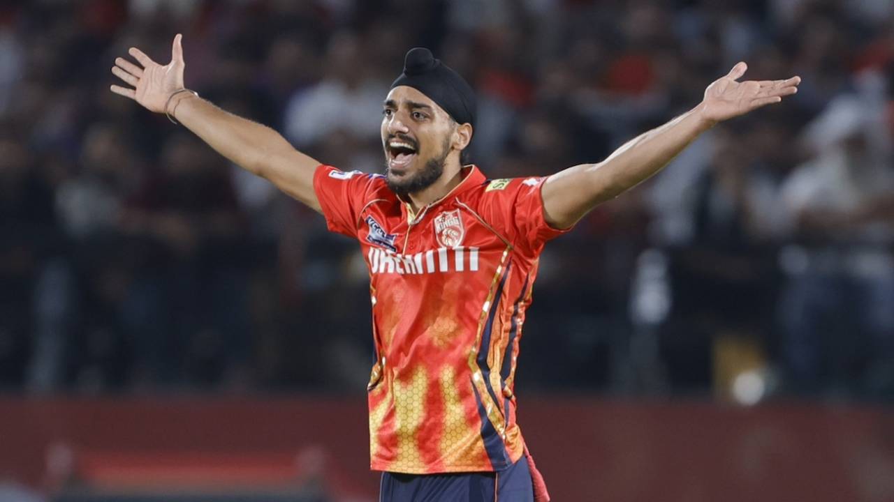 Arshdeep Singh goes up in appeal against Nicholas Pooran, Punjab Kings vs Lucknow Super Giants, IPL 2025, Dharamsala, May 4, 2025