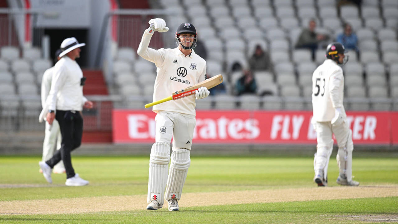 Ollie Price made a maiden double-hundred, Lancashire vs Gloucestershire, Old Trafford, May 4, 2025