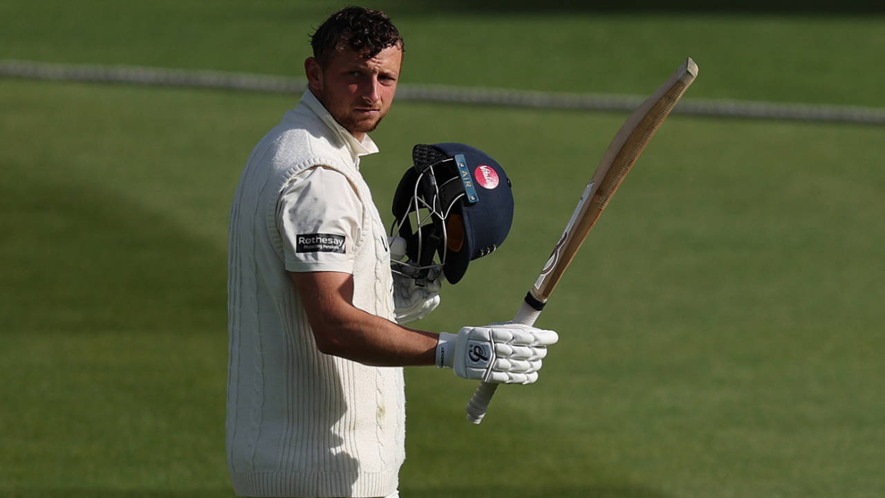 Luke Hollman scored his maiden first-class hundred, Middlesex vs Kent, County Championship, Lord's, May 5, 2025