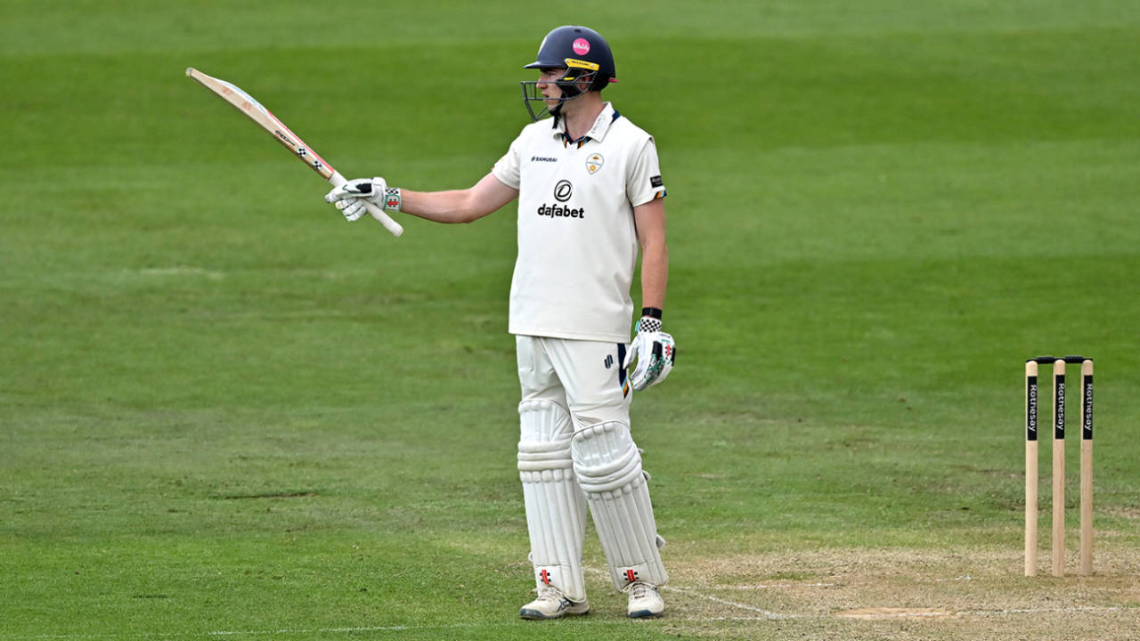 Martin Andersson made a half-century, Glamorgan vs Derbyshire, County Championship, May 5, 2025