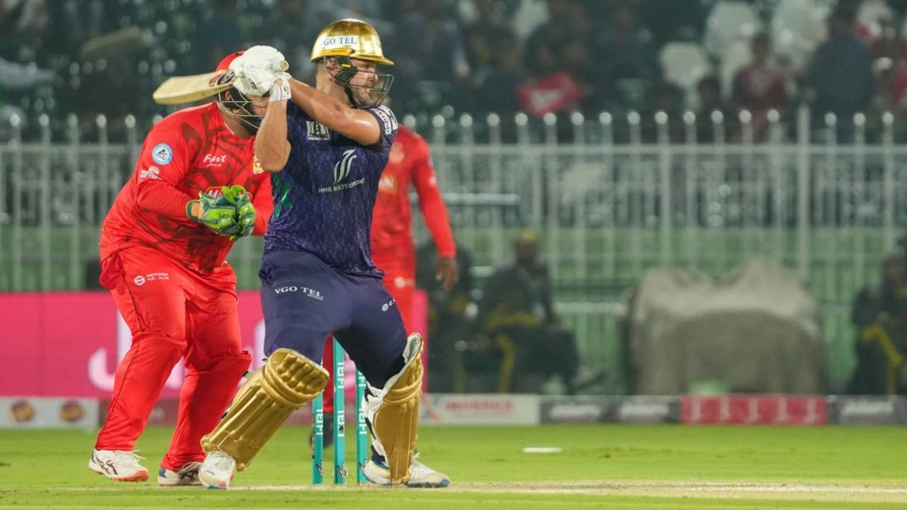 Rilee Rossouw clattered a 44-ball hundred, Islamabad United vs Quetta Gladiators, PSL 2025, Rawalpindi, May 7, 2025