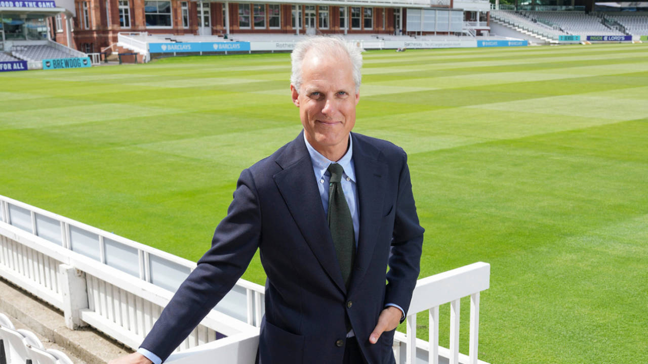 Incoming MCC President Ed Smith, Lord's, May 7, 2025