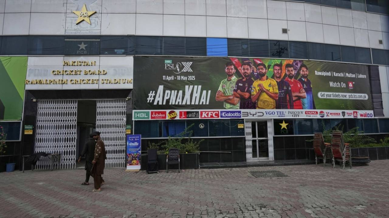 The remainder of PSL 2025 has been moved out of Pakistan, Rawalpindi, May 9, 2025
