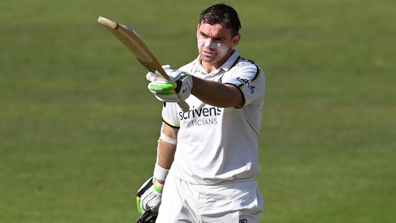 Tom Latham made a century on Warwickshire debut, Warwickshire vs Surrey, County Championship, Edgbaston, May 9, 2025