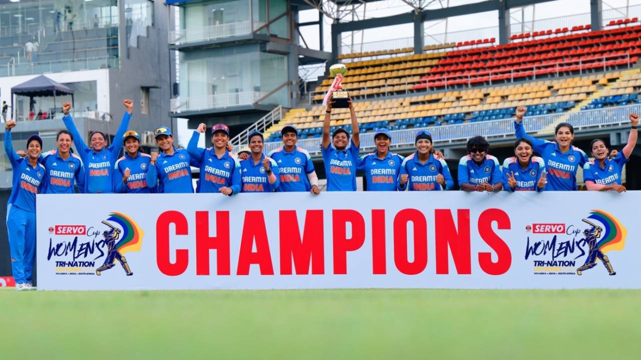 India emerged champions, India vs Sri Lanka, women's tri-series, final, Colombo, May 11, 2025
