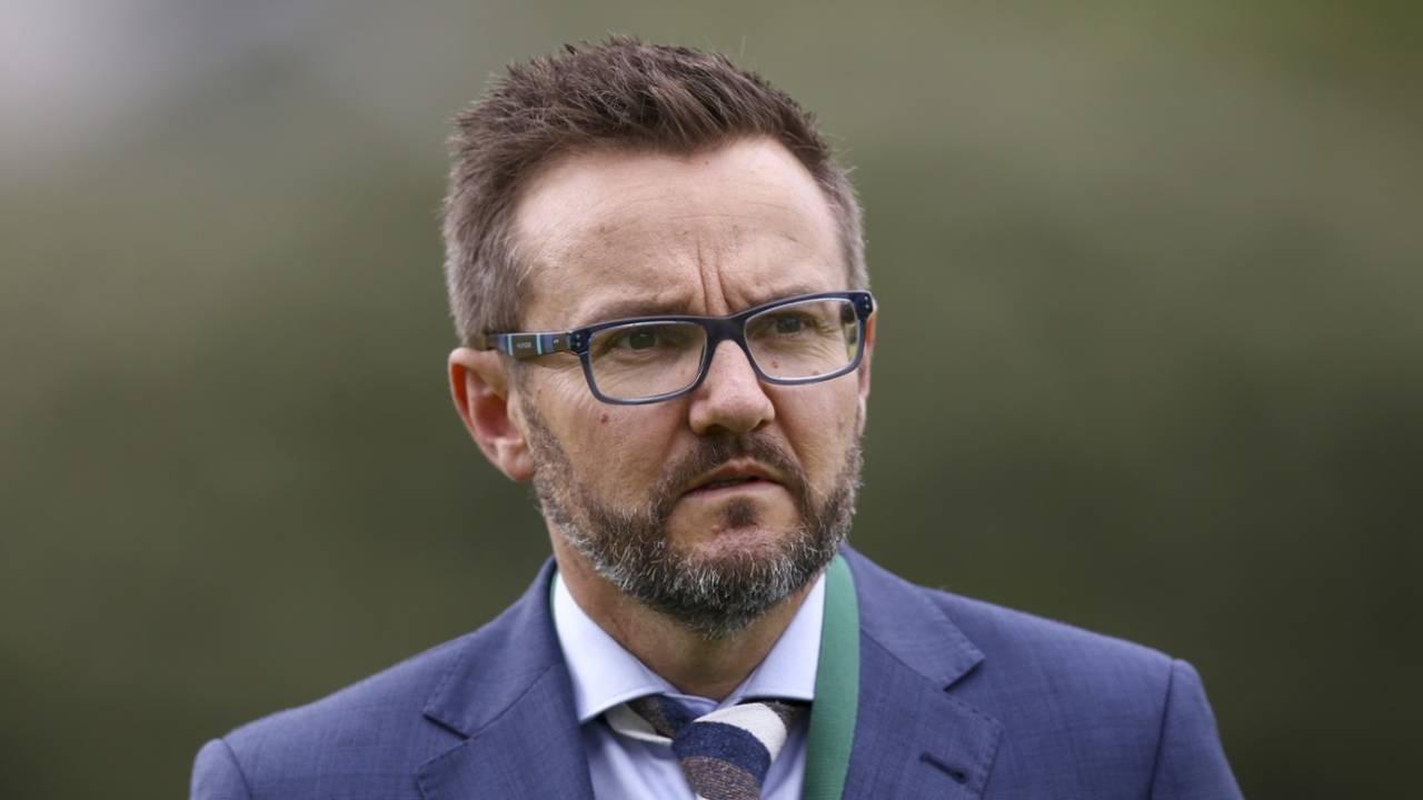 Mike Hesson looks on, Wellington, February 23, 2020