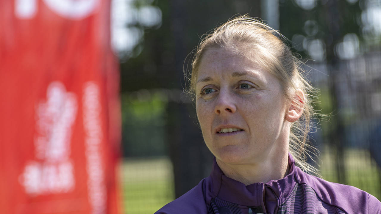 Heather Knight settles into life after the England captaincy during an event for the IG/ECB Net Gains initiative, London, May 14, 2025 