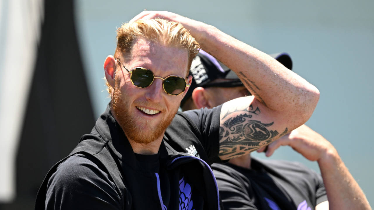 Ben Stokes is all smiles during the third Test, New Zealand vs England, 3rd Test, Hamilton, 4th day, December 17, 2024