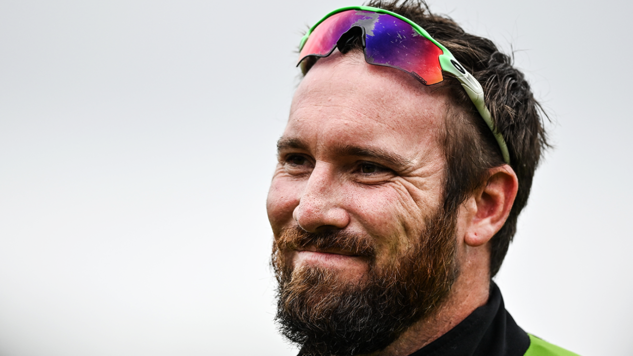 Brendan Taylor smiles, Ireland vs Zimbabwe, 3rd ODI, Belfast, September 13, 2021