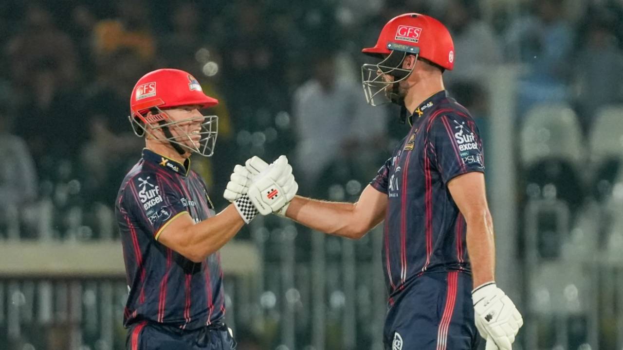 David Warner and James Vince added 162 for the second wicket, Karachi Kings vs Peshawar Zalmi, Rawalpindi, PSL, May 17, 2025
