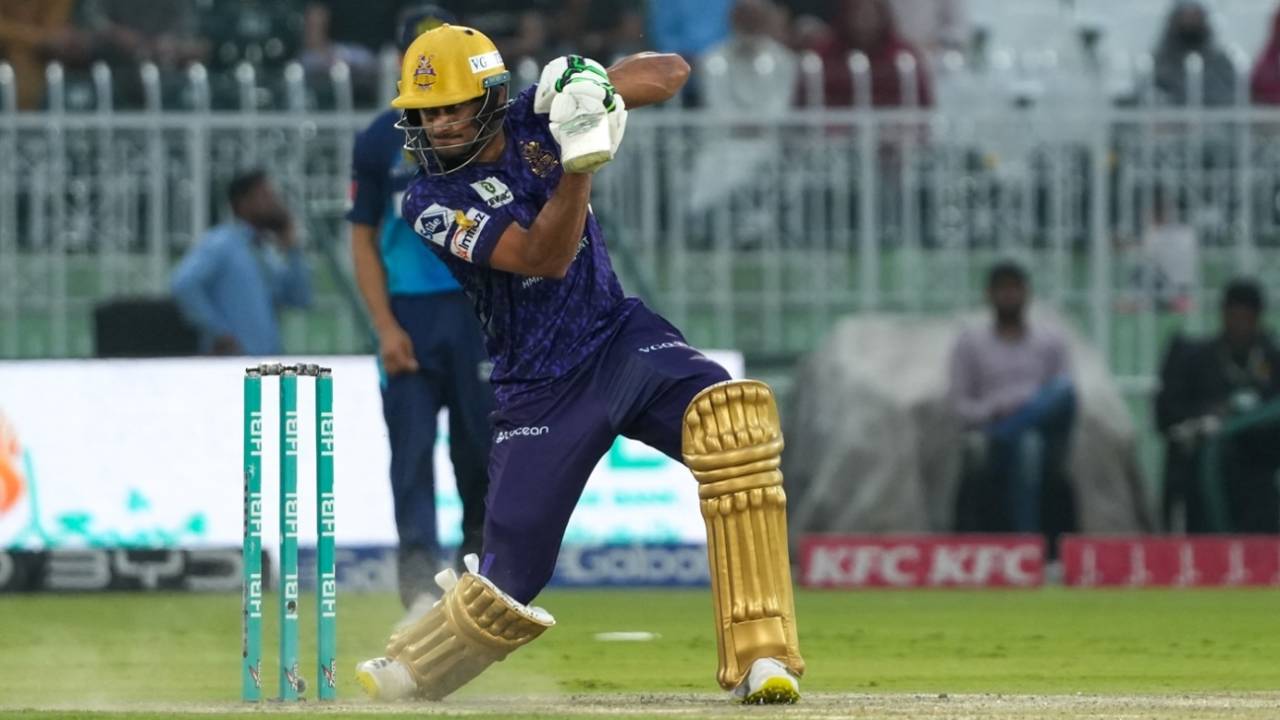 Hasan Nawaz saw Quetta Gladiators through in a thriller, Multan Sultans vs Quetta Gladiators, Rawalpindi, PSL, May 18, 2025