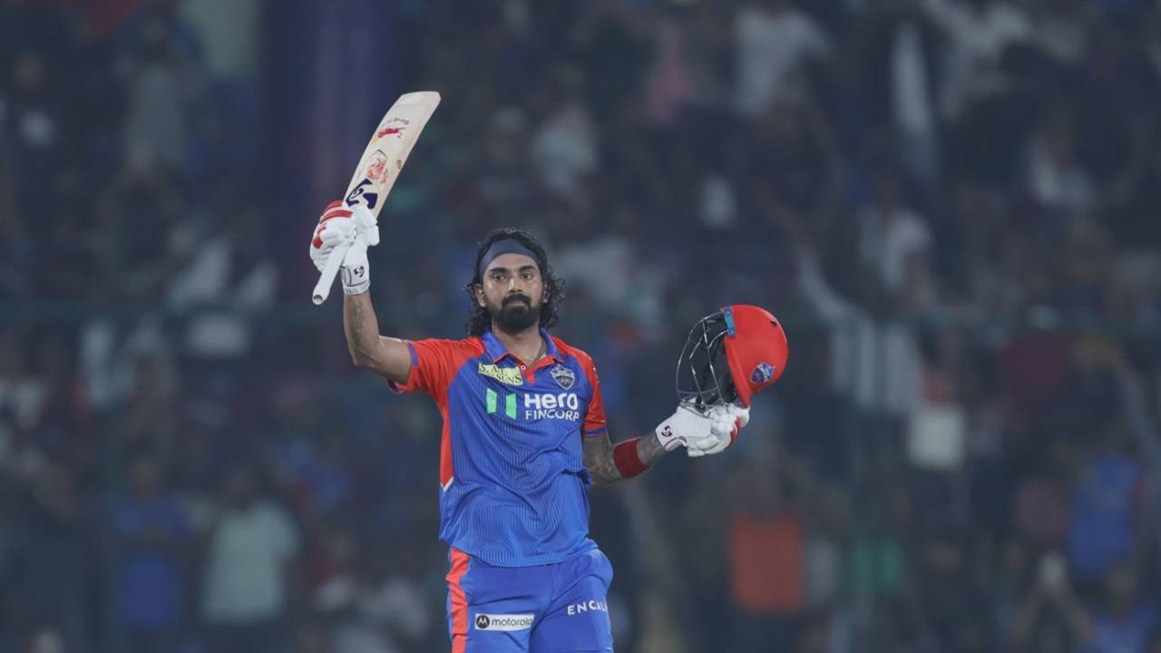 KL Rahul toasts a majestic IPL hundred, Delhi Capitals vs Gujarat Titans, IPL 2025, Delhi, May 18, 2025