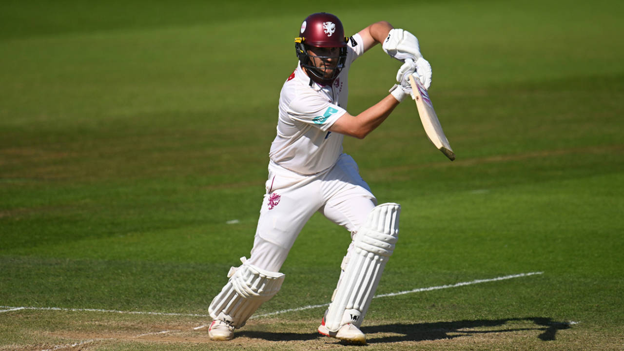 Lewis Gregory produced a vital half-century, Rothesay County Championship, Division One, Somerset vs Sussex, Taunton, May 18, 2025
