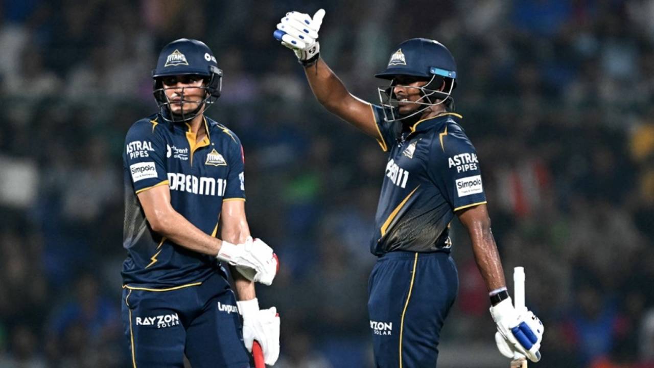 Sai Sudharsan and Shubman Gill got Gujarat Titans off to strong start, Delhi Capitals vs Gujarat Titans, IPL 2025, Delhi, May 18, 2025