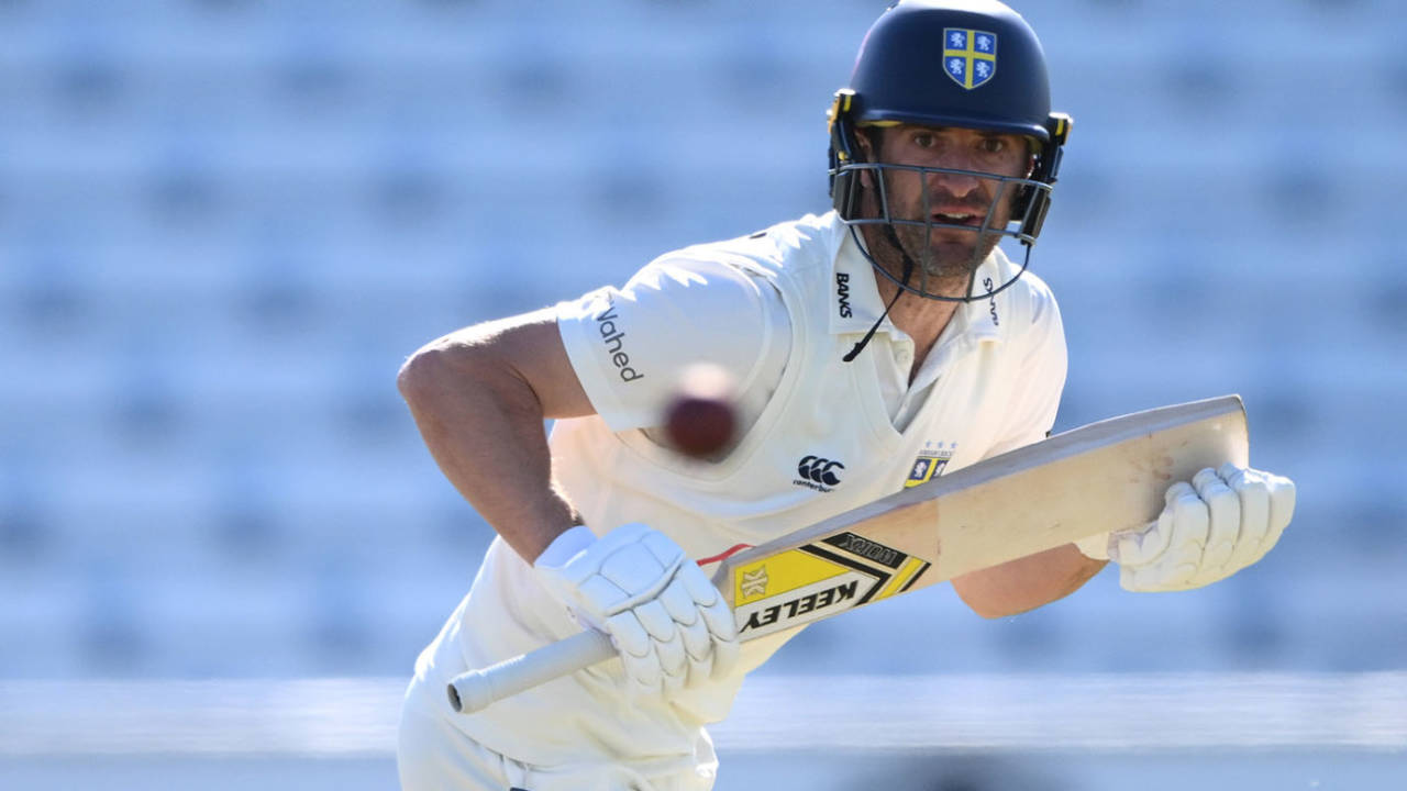 Colin Ackermann sets off for a run, County Championship, Division One, Durham vs Nottinghamshire, Chester-le-Street, May 17, 2025