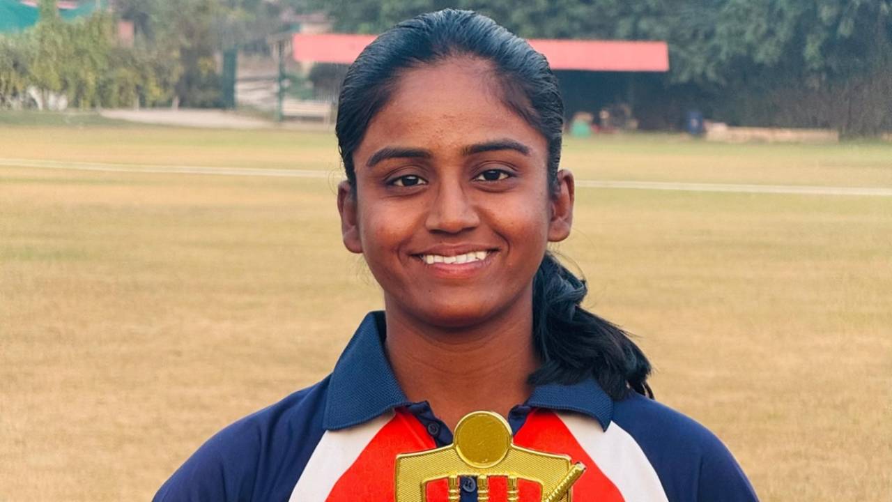 Suman Rajput was named the best batter at the Rama Atray Memorial Cricket Tournament, Chandigarh, November 24, 2024