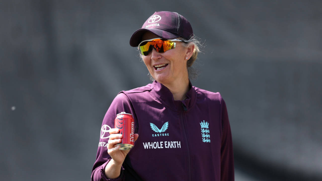 Charlotte Edwards prepares for her first match as England coach, England Women vs West Indies, 1st T20I, May 20, 2025, Canterbury