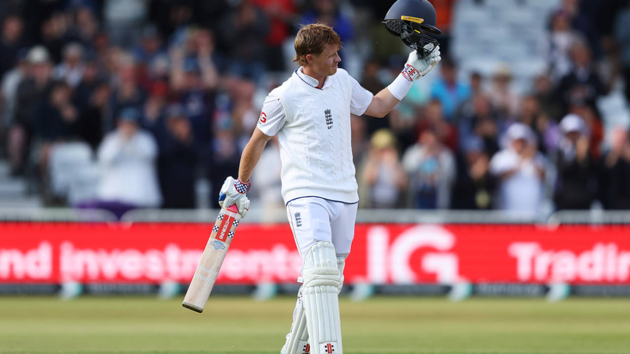 Ollie Pope notched his eighth Test hundred, England vs Zimbabwe, Trent Bridge, 1st day, May 22, 2025