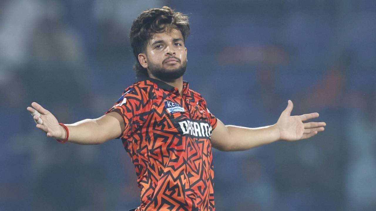 Harsh Dubey trapped Andre Russell lbw first ball, Kolkata Knight Riders vs Sunrisers Hyderabad, IPL, Delhi, May 25, 2025