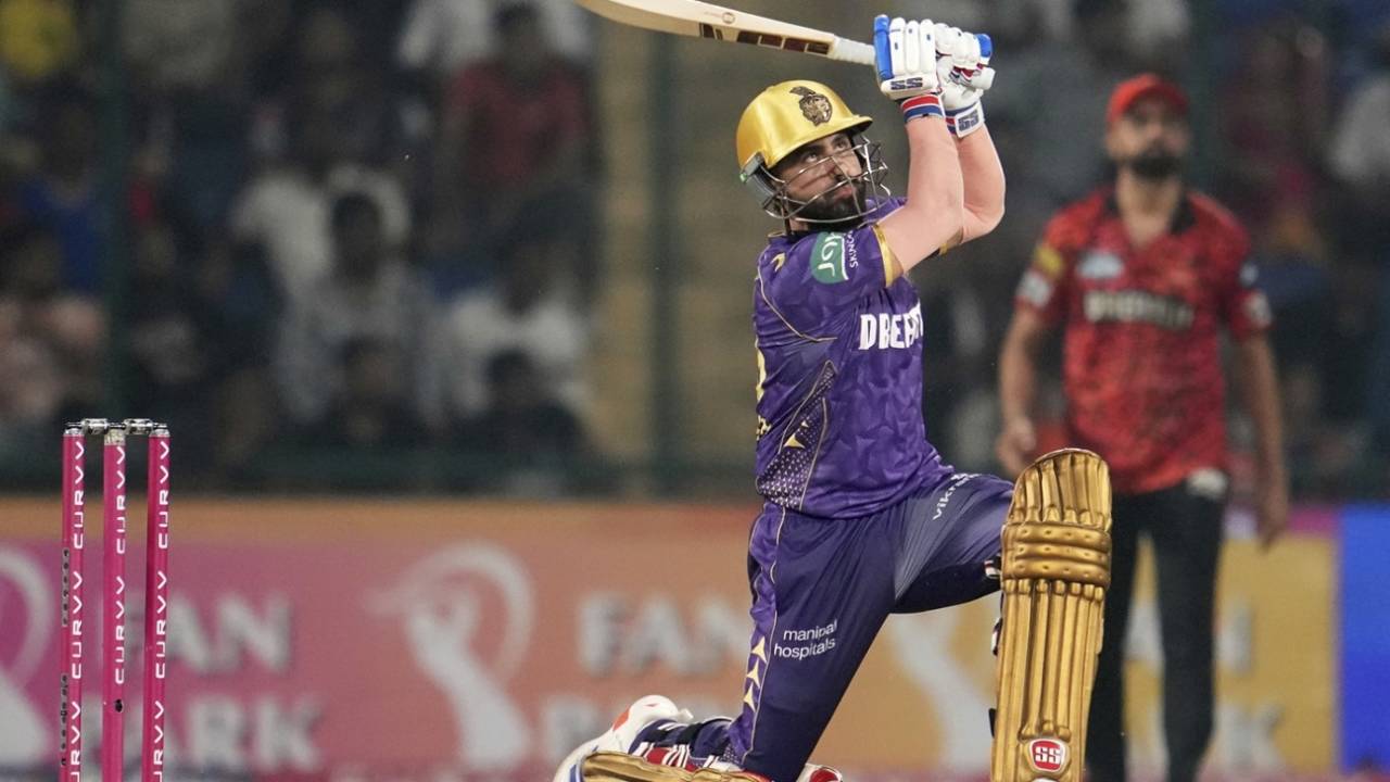 Ramandeep Singh tonks one over, Kolkata Knight Riders vs Sunrisers Hyderabad, IPL, Delhi, May 25, 2025