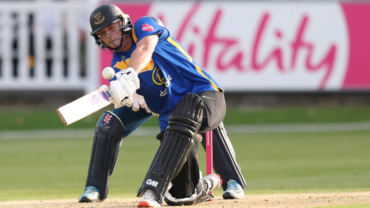 James Coles top-scored for Sussex with an unbeaten 77, Middlesex vs Sussex, Vitality Blast, Lord's, May 29, 2025