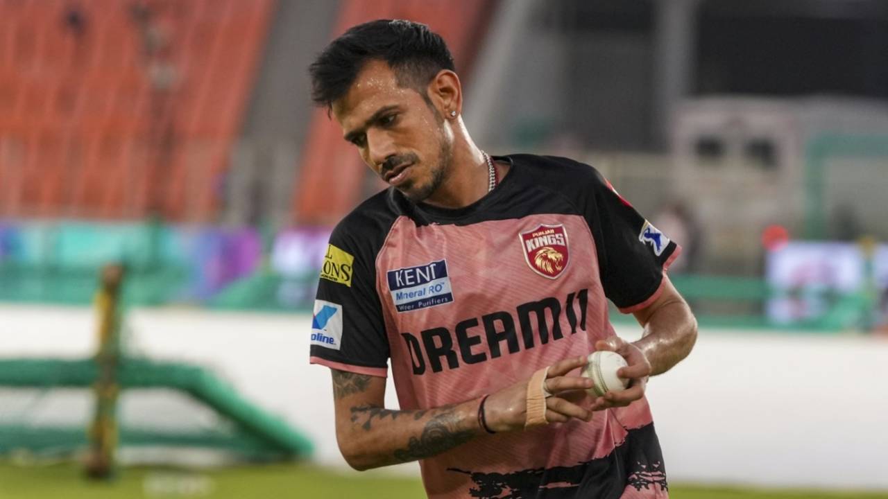 Yuzvendra Chahal trained with Punjab Kings on the eve of Qualifier 2, Ahmedabad, May 31, 2025