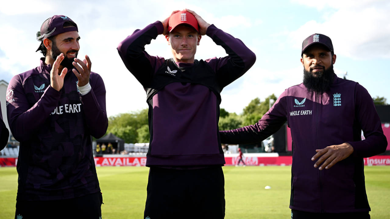 Matthew Potts received his T20I cap, England vs West Indies, 1st T20I, Chester-le-Street, June 6, 2025