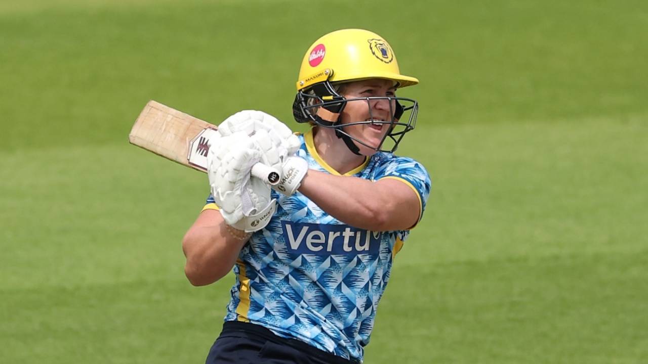 Laura Harris struck 77 off 34 balls, Birmingham Bears vs Somerset, Women Vitality Blast, Edgbaston, June 6, 2025