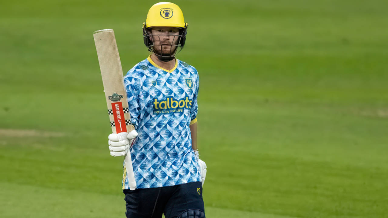 Alex Davies' half-century led the way for Bears, Birmingham vs Yorkshire, Men's T20 Blast, Edgbaston, June 6, 2025
