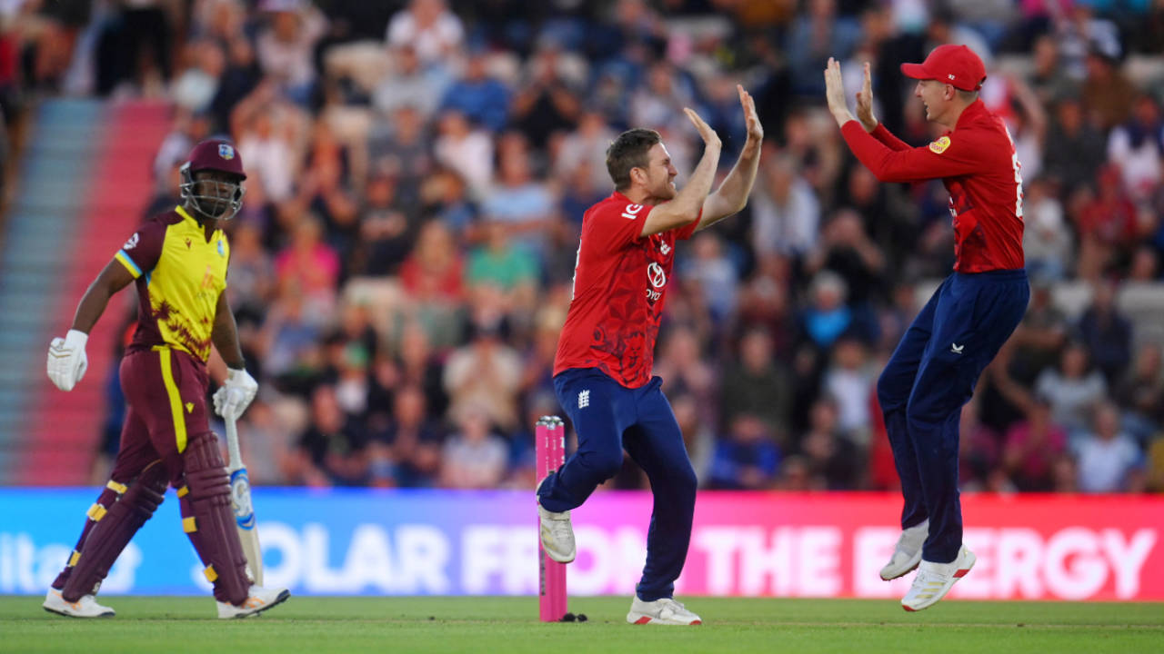 Liam Dawson dismissed Evin Lewis, England vs West Indies, 3rd T20I, Southampton, June 10, 2025
