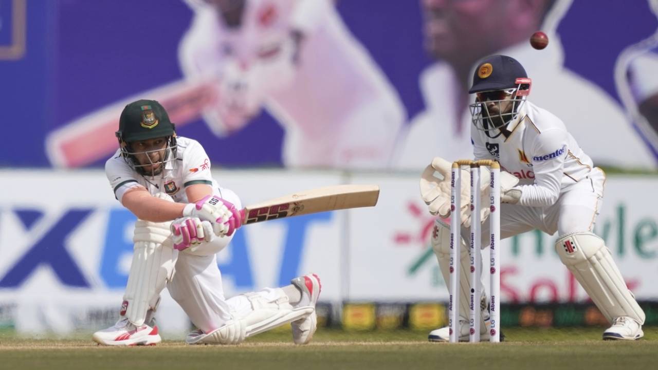 Mushfiqur Rahim scored his first fifty-plus score in Tests since August 2024, Sri Lanka vs Bangladesh, 1st Test, Galle, first day, June 17, 2025
