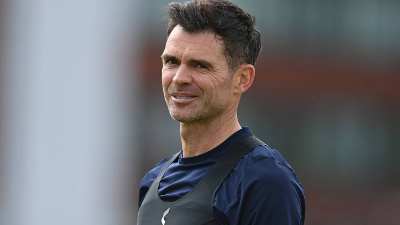 James Anderson warms up before the game, Lancashire vs Nottinghamshire, Men's T20 Blast, Old Trafford, May 31, 2025