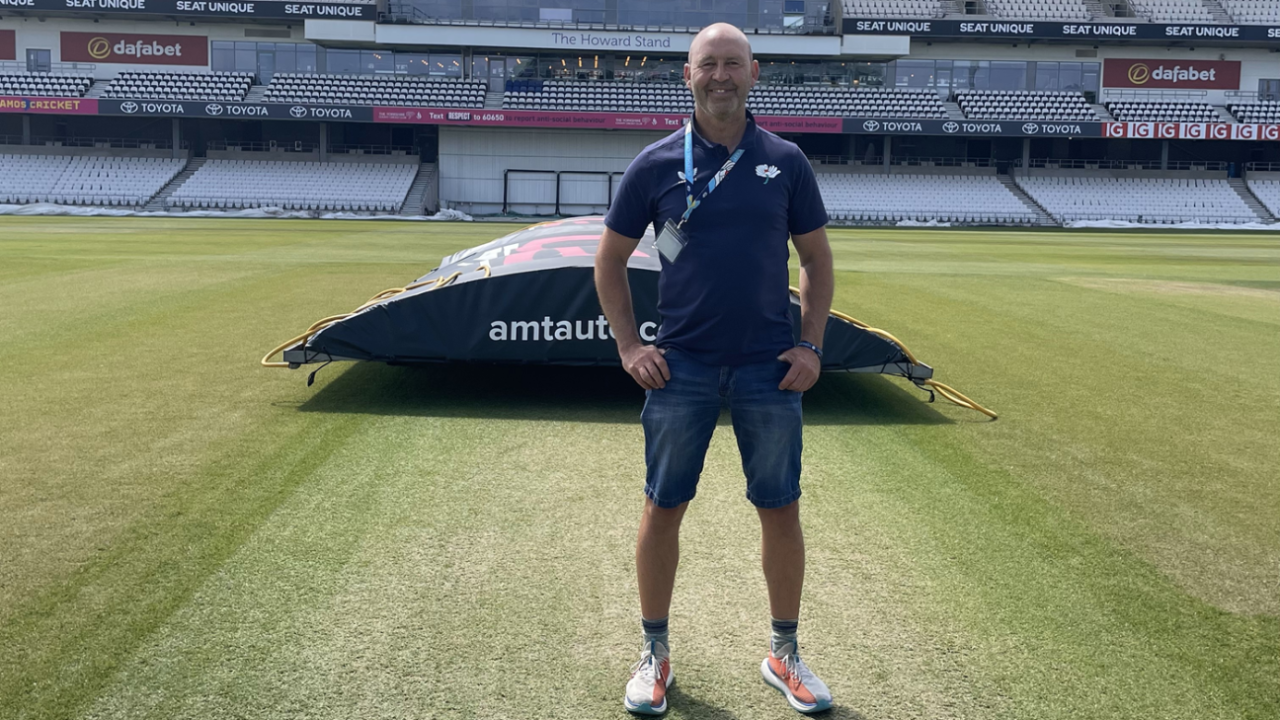 Richard Robinson, the Yorkshire head of grounds, has had to carry out a "different kind" of preparation for the Test, Leeds, June 17, 2025