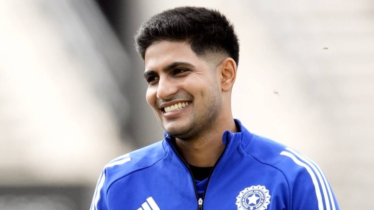 Shubman Gill was in a cheerful mood ahead of the first Test against England, Leeds, June 18, 2025