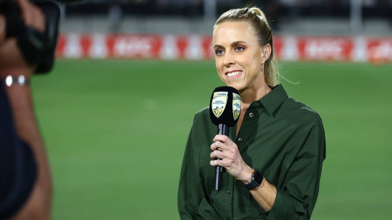 Kirby Short worked as a broadcaster after her playing career, Brisbane, September 24, 2024