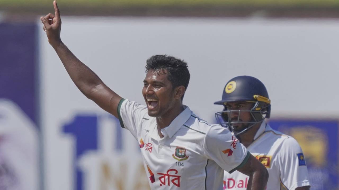 Hasan Mahmud got Kusal Mendis caught down leg, Sri Lanka vs Bangladesh, 1st Test, Galle, day 4, June 20, 2025