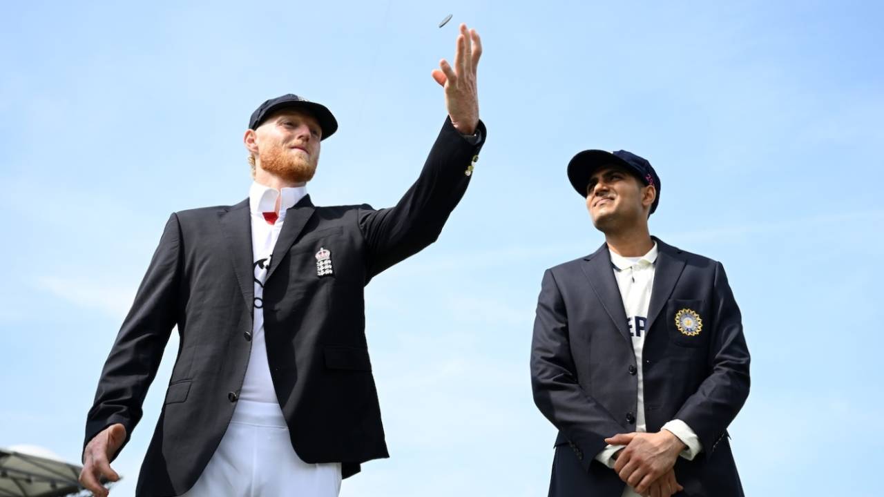 Ben Stokes flipped the coin and won the toss as Shubman Gill watched, England vs India, 1st Test, Leeds, 1st day, June 20, 2025