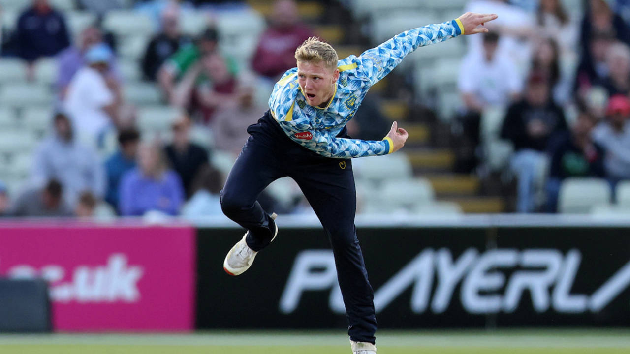 Dan Mousley was instrumental for Bears, Vitality Blast Men, Bears vs Notts Outlaws, Edgbaston, June 14, 2025
