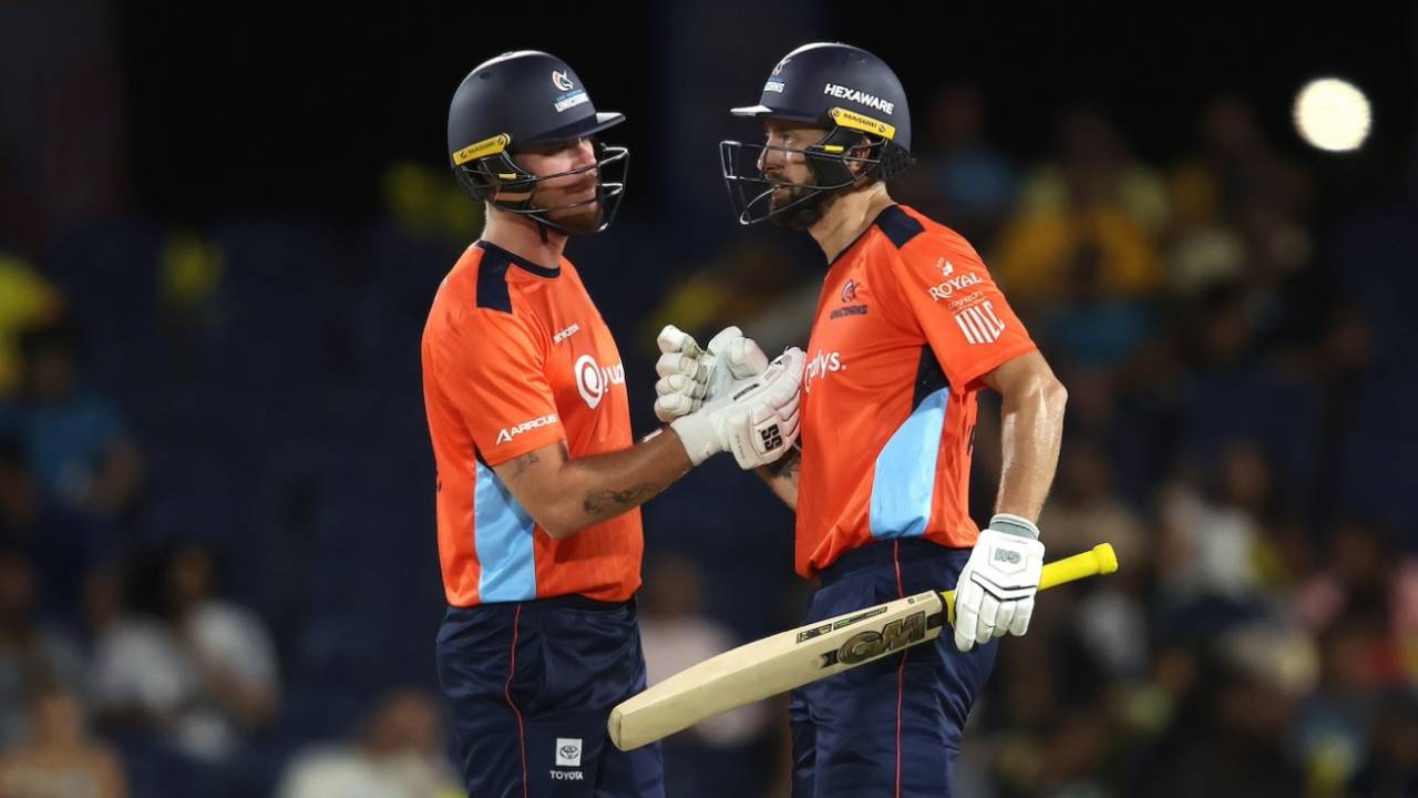 Finn Allen and Matthew Short gave Unicorns 83 runs in the powerplay, Texas Super Kings vs San Francisco Unicorns, MLC 2025, Dallas, June 21, 2025