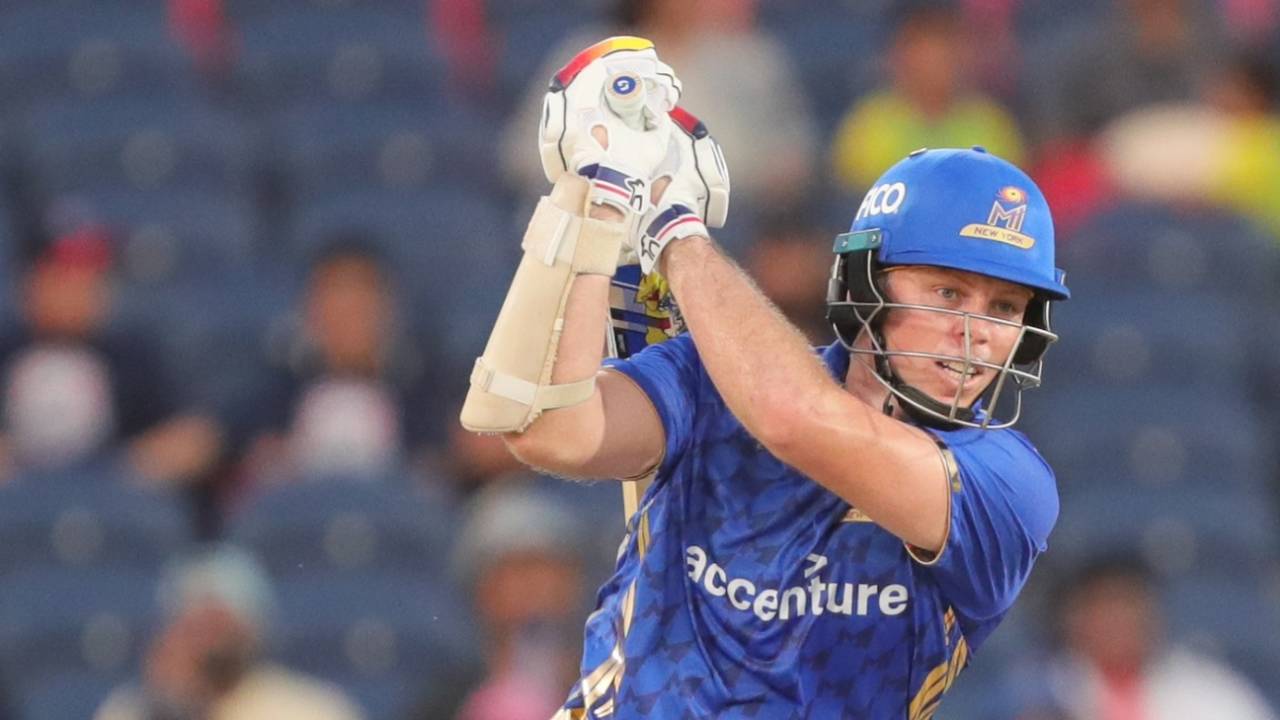 Michael Bracewell scored quick runs at the death, MI New York vs Washington Freedom, MLC 2025, Dallas, June 22, 2025