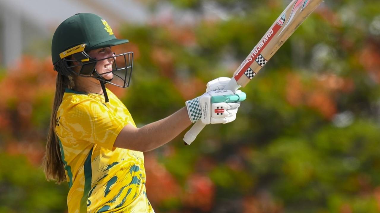 Miane Smit gave the South Africa innings the finishing touches, West Indies vs South Africa, 3rd T20I, Cave Hill, June 23, 2025