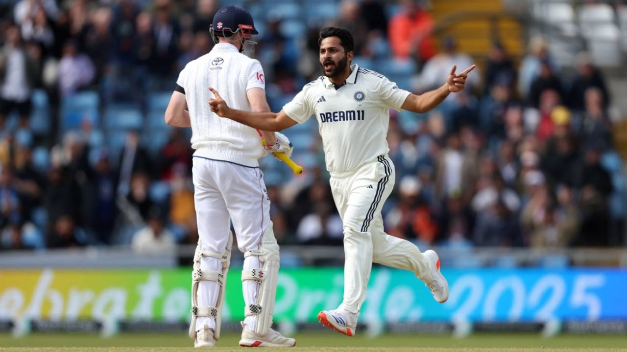Shardul Thakur struck back-to-back, England vs India, 1st Test, Leeds, 5th day, June 24, 2025