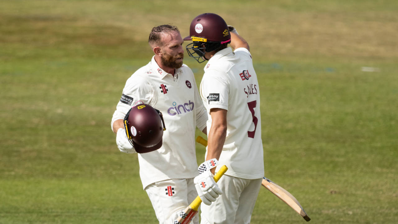 Luke Procter and James Sales both made centuries in a remarkable Northants chase, Northamptonshire v Middlesex, County Championship, Northampton, June 25, 2025