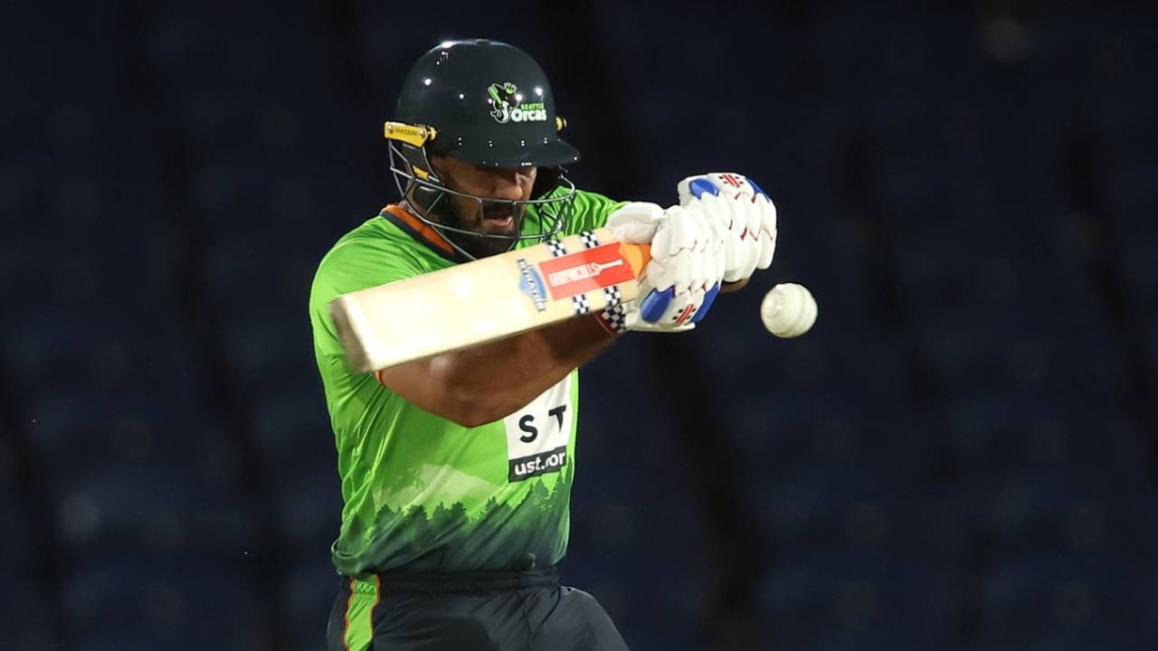 Shayan Jahangir made a 22-ball 40, San Francisco Unicorns vs Seattle Orcas, MLC, Dallas, June 25, 2025