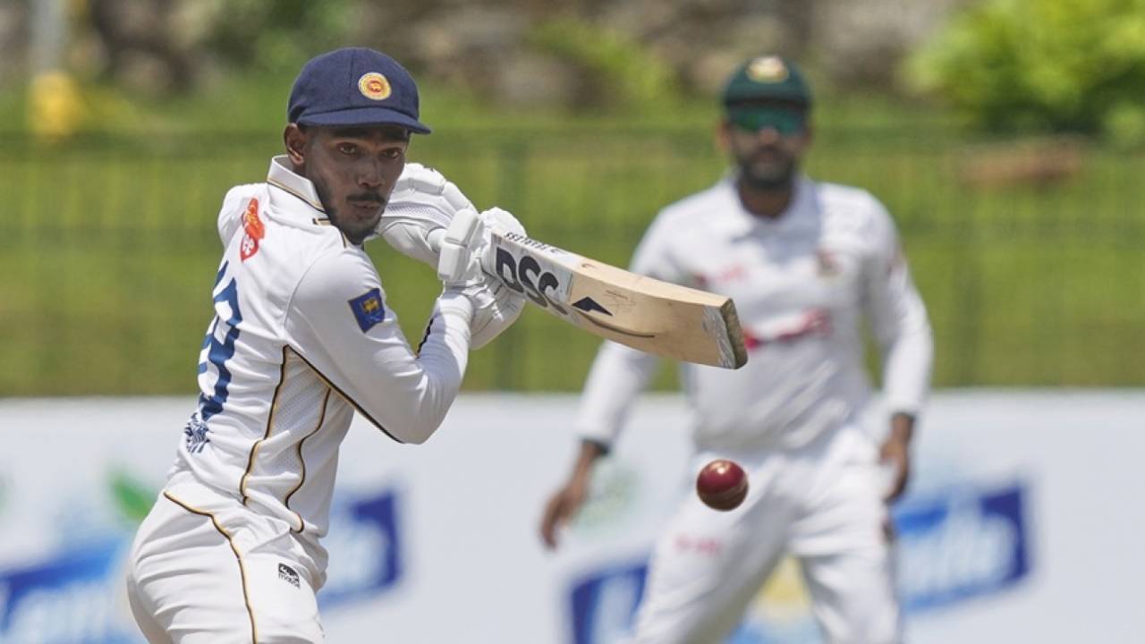 Pathum Nissanka's quick feet got him runs, Sri Lanka vs Bangladesh, 2nd Test, Day 2, Colombo, June 26, 2025