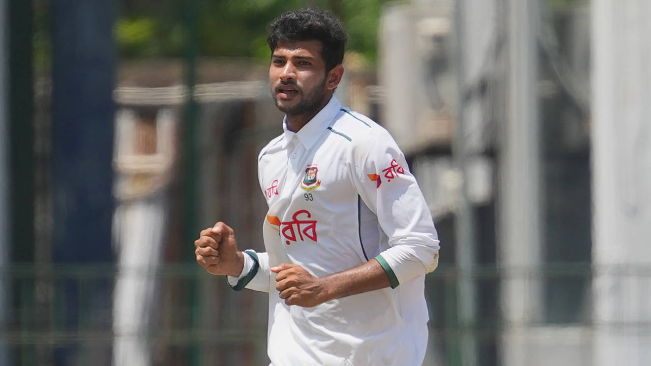 Nayeem Hasan struck on either side of lunch, Sri Lanka vs Bangladesh, 2nd Test, Colombo, 3rd day, June 27, 2025