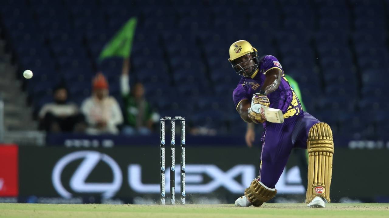 Rovman Powell provided the impetus at the close, Los Angeles Knight Riders vs Seattle Orcas, MLC 2025, Dallas, June 28, 2025