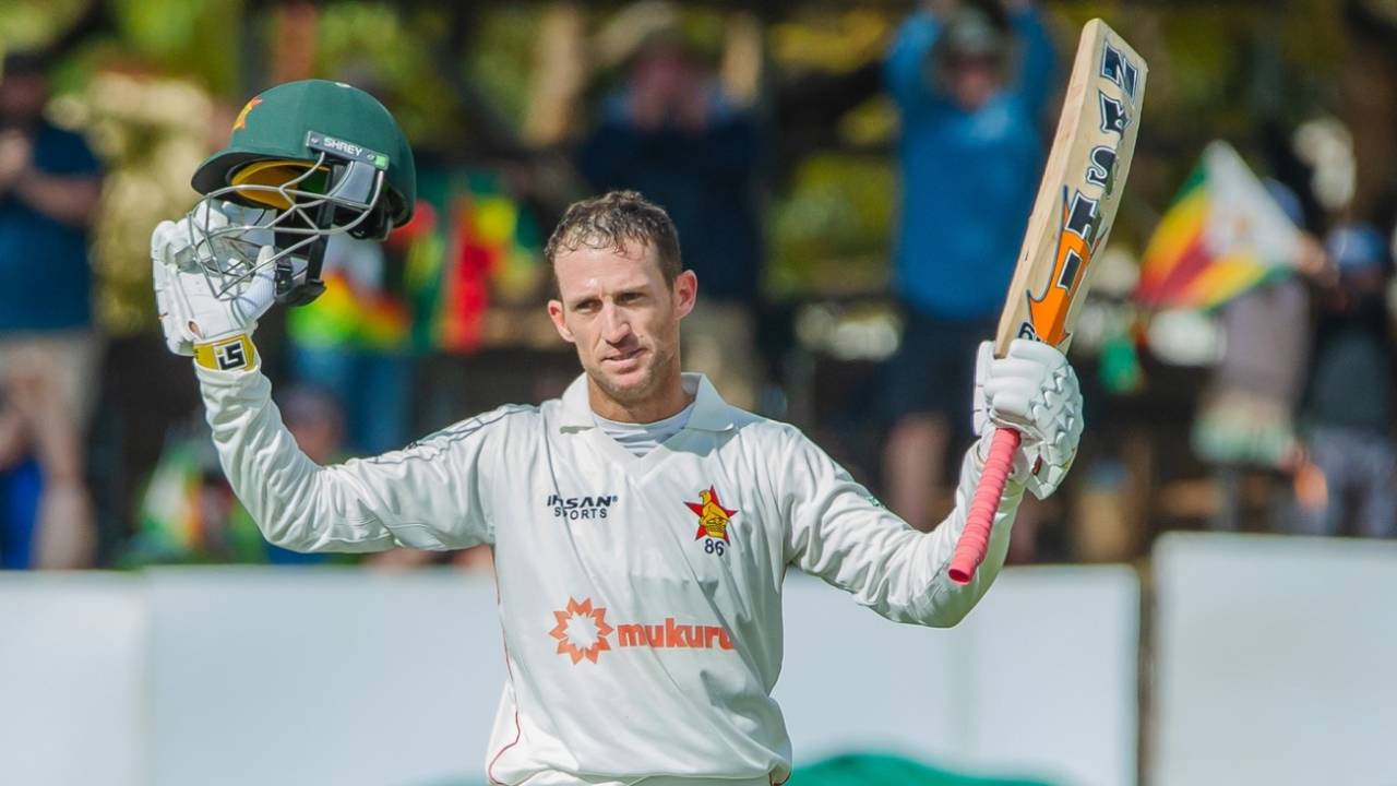 Sean Williams hit his sixth Test hundred, Zimbabwe vs South Africa, 1st Test, Bulawayo, 2nd day, June 29, 2025