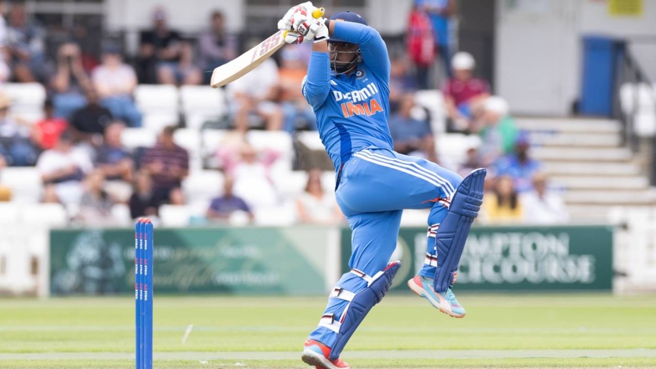 Vaibhav Suryavanshi puts one away, England U-19 vs India U-19, 1st Youth ODI, Hove, June 27, 2025