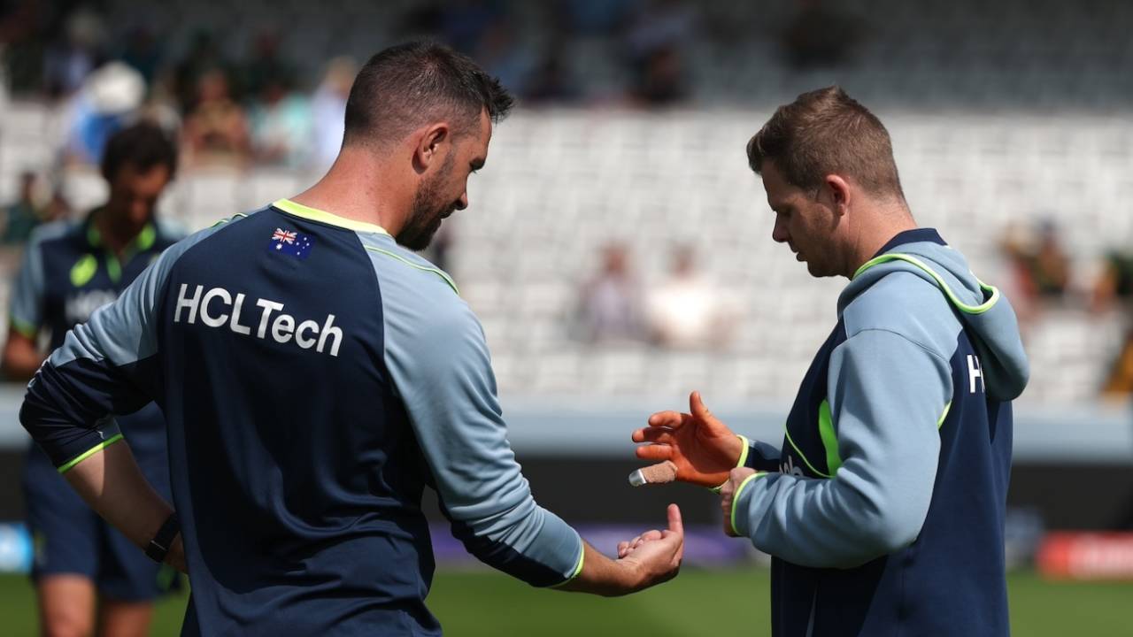 Steven Smith had a splint fitted to the injured little finger, Australia vs South Africa, World Test Championship final, Lord's, London June 14, 2025